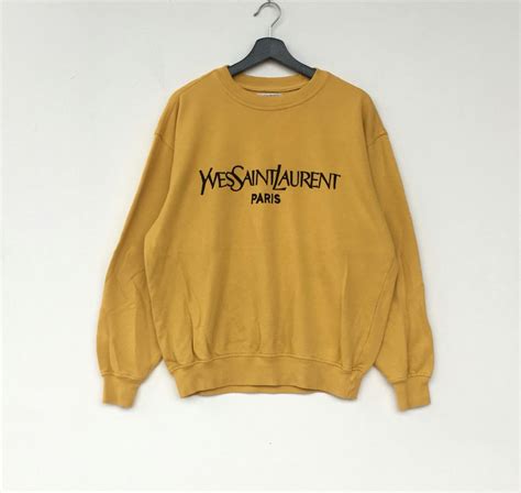 yves saint laurent jumper yellow|saint laurent hoodies.